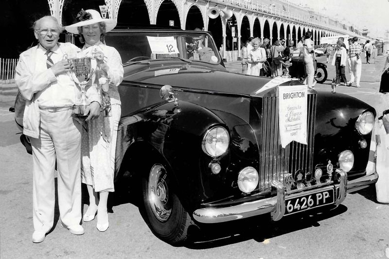 Mr Dale and his daughter in law at the 1987 Brighton Concours